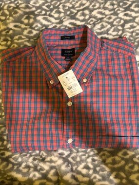 J. Crew Plaid Button-Down Shirt
